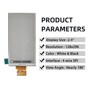 2.9インチ296x128 SPIインターフェース<span class=keywords><strong>E-Ink</strong></span> E-Paperディスプレイ4色EPDスクリーン低電力用途向け - Product Image 5