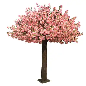 Sen Masine High Simulation Custom Outdoor Landscape Artificial Blossoms Plants Sakura Trees 4.5m Height Large Fake Cherry Tree