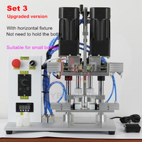 Machine de capsulage automatique pour équipement d'emballage, capsuleuse pneumatique électrique à vis pour scelleuse de bouteilles avec gabarit de serrage