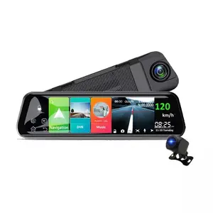 공장 10 인치 4g adas 대시 캠 sim 카드 풀 hd 1080p 듀얼 렌즈 자동차 카메라 와이파이 블루 치아 카메라 자동차 4k 카메라