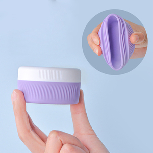 Silicone Cream Lotion Jars Leakproof Plastic Travel Toiletrie Containers with <b>Lids</b> Anti Fall Cosmetics Shampoo <b>Bottling</b> Bottle - Product Image 2