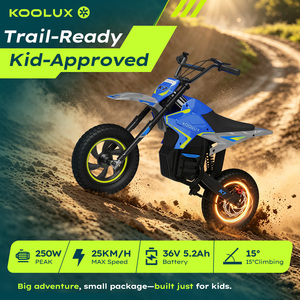 Moto électrique pour enfants KOOLUX K7 25 km/h 3 vitesses réglables Fourche en alliage d'aluminium Vélo de <span class=keywords><strong>route</strong></span> en plastique Stock EU/UK Livraison rapide - Product Image 2