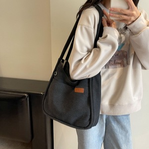 Bolsa de Lona Personalizada de Fábrica, Nueva Bolsa de Hombro Retro de Gran Capacidad para Mujer, Bolsas de Compras - Product Image 3