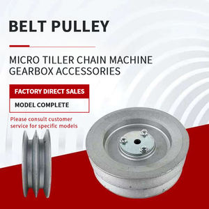 Poulie de boîte de vitesses <span class=keywords><strong>pour</strong></span> <span class=keywords><strong>micro</strong></span>-motoculteur, accessoires <span class=keywords><strong>pour</strong></span> motoculteur rotatif, machine à chaîne, plateau de courroie à double gorge - Product Image 2
