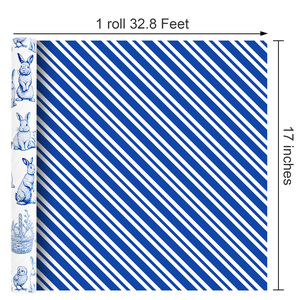 Original daily blue rabbit double-sided coated <b>paper</b> packaging <b>paper</b> - Product Image 6