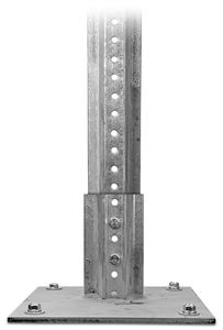 Base de <span class=keywords><strong>poteau</strong></span> de signalisation à montage <span class=keywords><strong>en</strong></span> surface américaine Base de <span class=keywords><strong>poteau</strong></span> de signalisation de forme carrée Base de <span class=keywords><strong>poteau</strong></span> de signalisation à canal <span class=keywords><strong>en</strong></span> <span class=keywords><strong>U</strong></span> - Product Image 6
