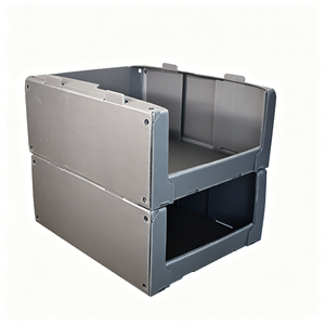 Thickened PP Hollow Sheet Plastic <b>Crate</b> for Heavy Load <b>Storage</b> Construction Material Packaging and Industrial Turnover Container - Product Image 2