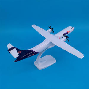 Modelo de Avión de Resina Fundida a Presión <span class=keywords><strong>FedEx</strong></span> <span class=keywords><strong>ATR</strong></span> de 27 cm, Escala 1/100, Adorno de Aviación con Base de Exhibición - Product Image 6
