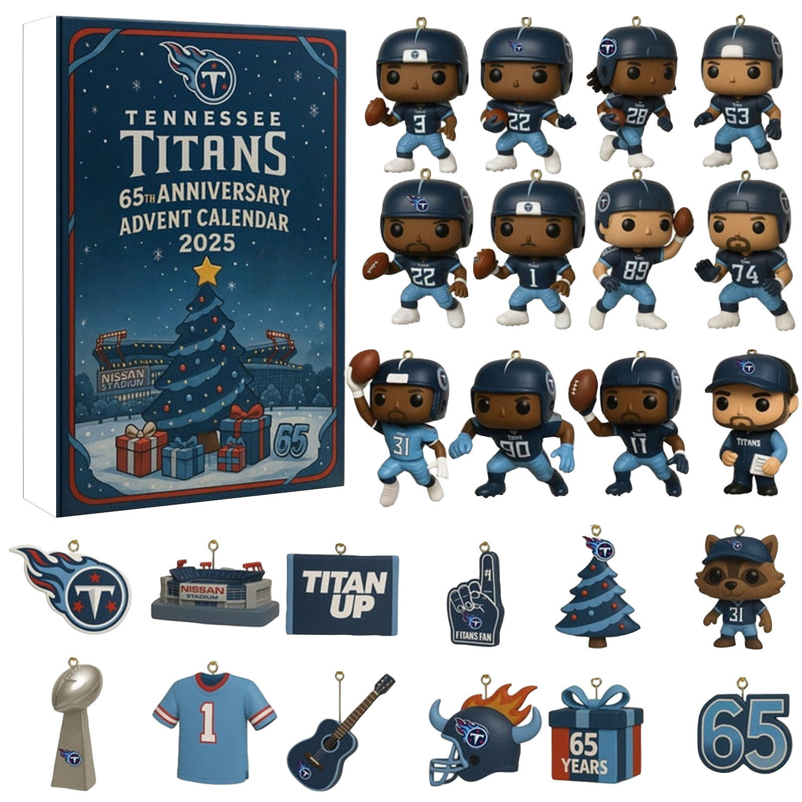 Box-w076 aveugles de football Titan