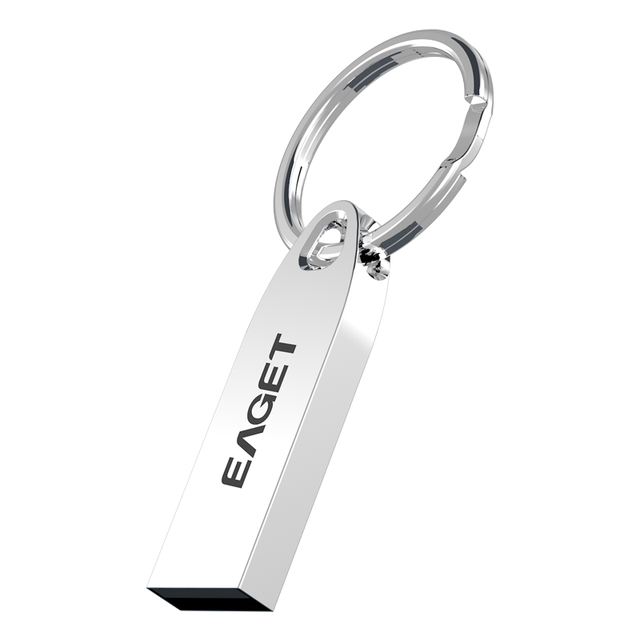 EAGET Mini Custom Logo No Case With Logo Pen Drive Bulk 8GB 16GB 32GB 64GB 3.0 Key USB Flash 2.0 Drive