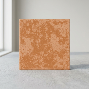 Carreaux de sol en céramique de porcelaine de qualité supérieure, effet fumé brun, 400x400mm, finition mate, imperméables, pour salle de bain - Product Image 6