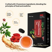 Tisane aux Treize Saveurs avec Ginseng et Baies de Goji - Mélange Cinq Trésors et Dix Trésors 15g X10 Sachets Origine Anhui