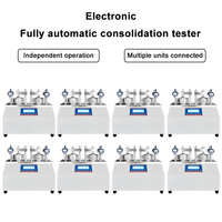 Testeur électronique entièrement automatique de consolidation des sols, Oedomètre automatique de haute précision pour système d'acquisition de données de laboratoire de sols