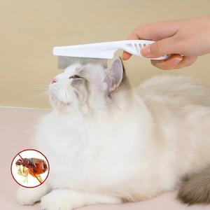 Peine para Pulgas de Acero Inoxidable para Mascotas |   Peine para Mascotas con Mango Antideslizante para Perros y Gatos |   Elimina Pulgas, Garrapatas y Pelo Suelto para Todo Tipo de Mascotas - Product Image 2