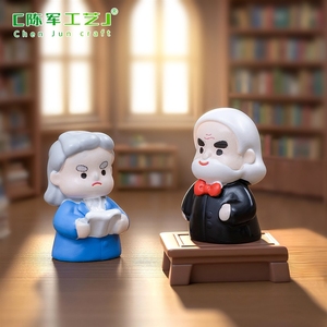 นักเขียนชื่อดังด้านไมโครแลนด์สเคป หลู่ซุน และเฉินตู่ซิ่ว ของตกแต่ง DIY ขนาดเล็กสำหรับตั้งโต๊ะ - Product Image 4