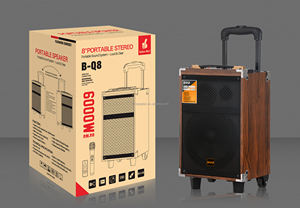 B-<span class=keywords><strong>Q8</strong></span> ndr עץ רמקול סיטונאי אודיו אלחוטי bt אודיו קריוקי מחיר המפעל 8 אינץ' - Product Image 6