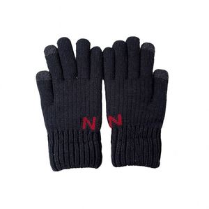 Guantes Cálidos de Punto Grueso para Hombre, Protección contra el Frío, Forro Polar de Doble Capa, Pantalla Táctil, para Montar, Dedos Completos - Product Image 5