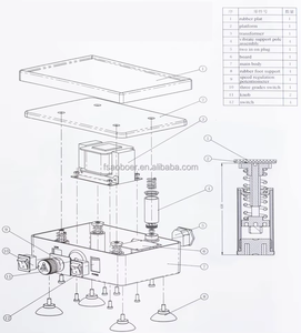Attrezzatura da laboratorio dentale vibratore quadrato modello oscillatore ad alta efficienza JG- B potente vibratore dentale - Product Image 6