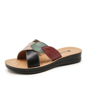 <span class=keywords><strong>Sandali</strong></span> Estivi da Donna 2025 con Suola Spessa, Ciabatte Casual Antiscivolo da Spiaggia, <span class=keywords><strong>Sandali</strong></span> di Lusso in Pelle con <span class=keywords><strong>Tacco</strong></span> <span class=keywords><strong>Basso</strong></span> - Product Image 2