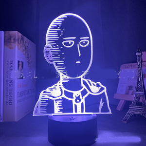 อะคริลิค3D อนิเมะสำหรับกลางคืนไฟฉาย LED แบบเจาะรูสำหรับผู้ชายแบบกำหนดได้เอง - Product Image 2