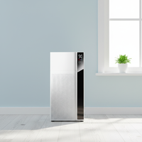 Humidificateur d'air ultrasonique sur pied à brume chaude 130W pour grandes pièces domestiques