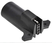 Amerikanischer 7-Wege-Blade-zu-5-Pin-Flachanhänger-Adaptersteckerkonverter 7-Wege zu 5-Wege für LKWs RVs Cars Boats