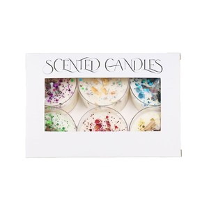 6 Coffrets Cadeaux Contenant des Bougies Parfumées avec des Fleurs Séchées Pailletées, Idéal pour la Saint-Valentin et les Cadeaux d'Anniversaire - Product Image 5