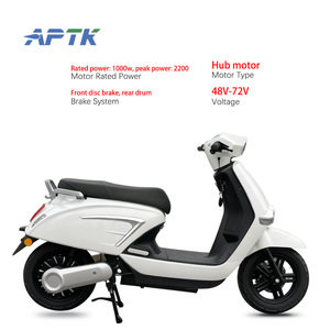 Scooter Eléctrico Popular en India, 1000-2200W, 25/35/45KM/H, Absorción Total de Impactos, Precio CKD, Motocicleta Recargable - Product Image 2