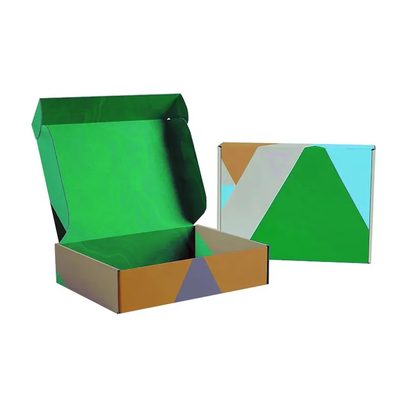 Best Selling Custom Logo Papelão Mailer Box Caixas De Papel Ondulado Para Empresas De Marca