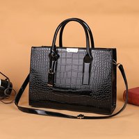 Sac à bandoulière en cuir verni pour femme, sac à main en cuir de crocodile, sac à bandoulière pour femme, sac de haute qualité 2022