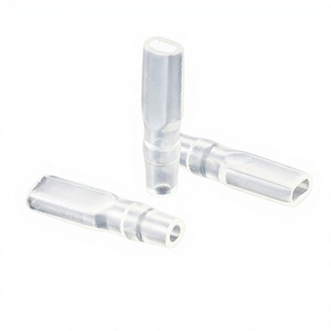 Terminali a pressione a freddo BOERDA in PVC morbido isolato, tipo dritto 110/187/250, con guaina, ignifughi UL94V-0 - Product Image 1