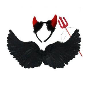 Alas de Ángel de Plumas para Niños y Adultos, Accesorios para Escenario, Halloween, Venta al por Mayor - Product Image 6