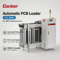 Machine de chargement automatique de cartouches de composants Conber avec moteur et unité de commande pour ligne de production d'assemblage de cartes de circuits imprimés SMT