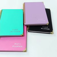 Cahier de composition pour les élèves des écoles personnalisé Design vert noir rouge marbre Style mathématiques musique école