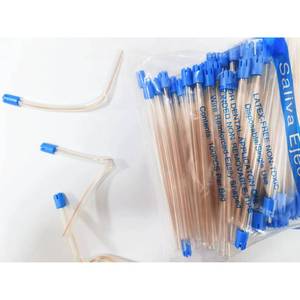 Evacuador Cirúrgico Manual Descartável Flexível de Alta Qualidade com Ejetor de Saliva Dental Transparente em Plástico Médico - Product Image 2