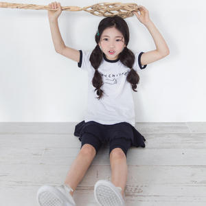 Nouvel ensemble moderne pour filles : robe de bal princesse et leggings, style américain, pour l'été - Product Image 2