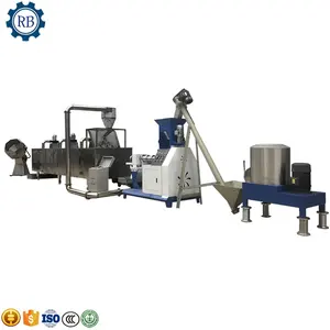 Pig Feed Pellet Making Machine Poultry Fodder Extruding Machine Fully Automatic Floating Pellet Production Line