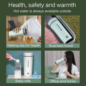 Digital Cordless Mini 12V/24V Fast Heating Water Boiler <b>Keep</b> <b>Warm</b> Feature Battery Powered <b>Kettle</b> for Travel Household Car Digita - Product Image 4