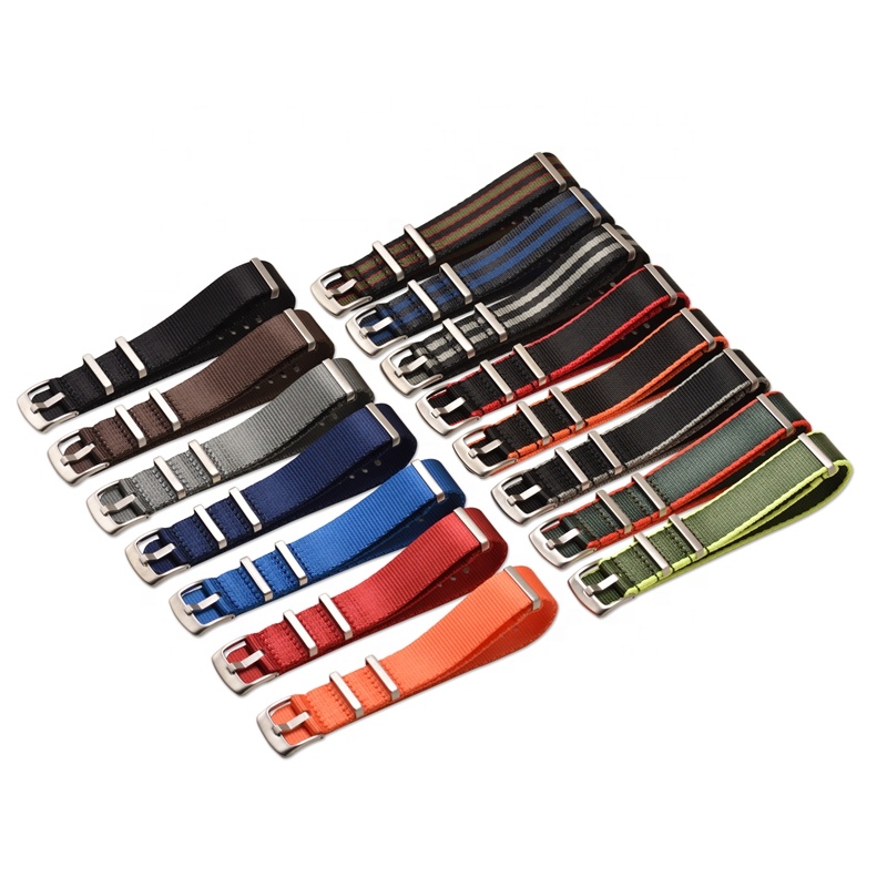 New 20mm 22mm Replacement Watchstrap Watch Bracelet Strap Woven Nylon Watch Band