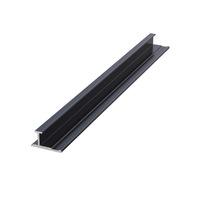 Bandes de finition en alliage d'aluminium anodisé, profilés décoratifs en forme de L, en T, en U, polis, brossés, or, argent, noir, moulures