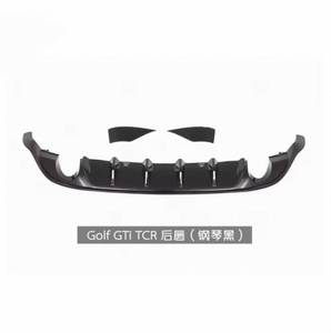 Nuovo Diffusore Posteriore Nero con Luci, Kit Carrozzeria Modifica TCR RGTI per Volkswagen <span class=keywords><strong>Golf</strong></span> Mk7/7.5 2018-2020 - Product Image 2