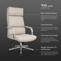 Fauteuil de direction de luxe en vente en gros chaise de bureau ergonomique en cuir souple pour les grands et grands fauteuils de direction Charmli Boshqaruv Stuli