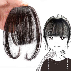 FEHOKA Frangia Lunga con Clip, Estensione per Capelli 100% Veri e Naturali, Posticcia per Donne - Product Image 1