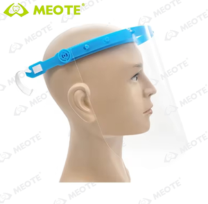 Foshan meite masker pelindung gigi sekali pakai, pelindung wajah anti-kabut dengan bingkai dapat digunakan kembali 10 buah film & 1 Bingkai - Product Image 5