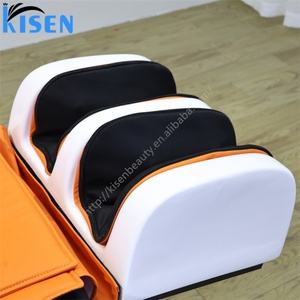 Lit de lavage de cheveux électrique KISEN avec bac en acrylique et table de massage électrique à circulation d'eau pour salon de coiffure - Product Image 4