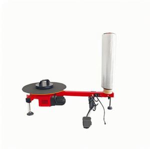 Electric Turntable <b>Stretch</b> Film Packaging <b>Machine</b> Plastic Film Carton Packaging <b>Machine</b> Is Easy to Operate - Product Image 1
