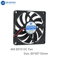 AM8010H5B 2026 Nuevo Ventilador de Refrigeración Axial sin Escobillas de 80 mm, 5 V, 80x80x10 mm, 8 cm, 8010 para PC, CPU, Caja de Ordenador