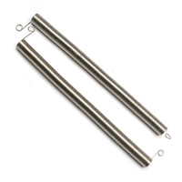 Fournisseur de ressorts d'extension spirale en acier inoxydable à double boucle de protection |   Usine de ressorts de tension et de crochets de sécurité de haute qualité