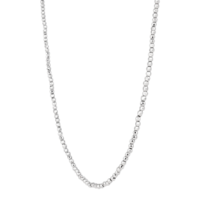Collar de Cadena Gruesa Ajustable Radiante con Corte Láser en Platino Pt950 Blanco, Joyería de Regalo Unisex Brillante, Lujosa y Minimalista - Product Image 5