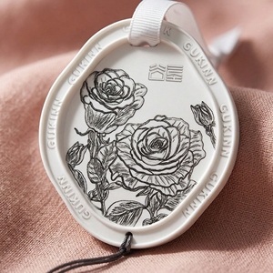 Pendentif d'aromathérapie solide Eau de Parfum au parfum d'agneau, senteur longue durée pour armoire, voiture, usage intérieur - Échantillon de luxe - Product Image 3